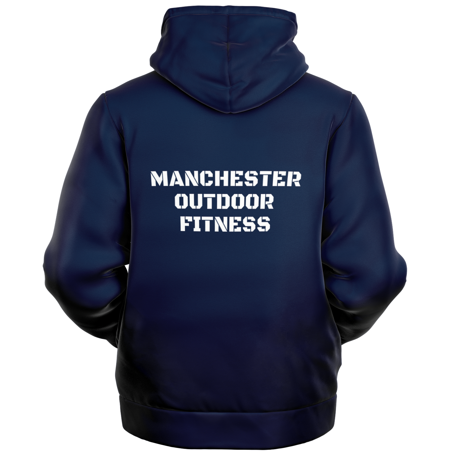 MF Blue Microfleece Zip hoodie