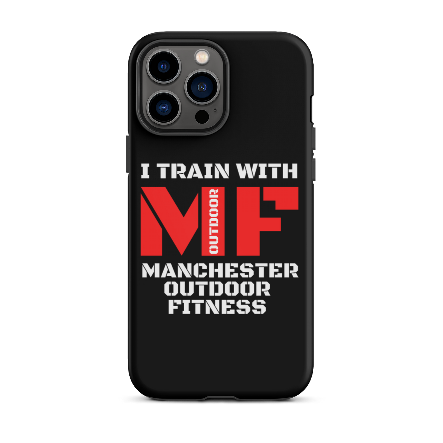 Tough iPhone case -Black I train with