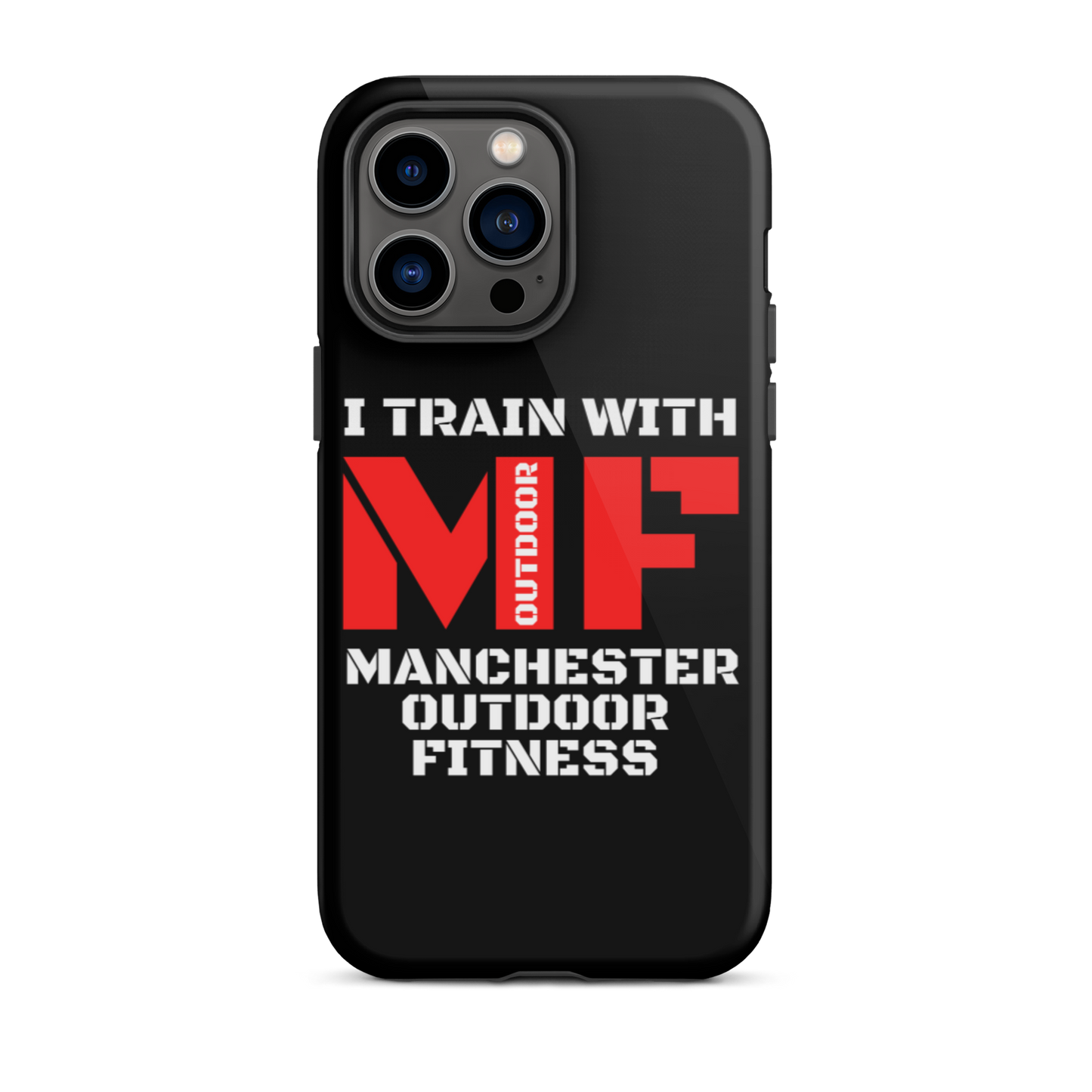 Tough iPhone case -Black I train with