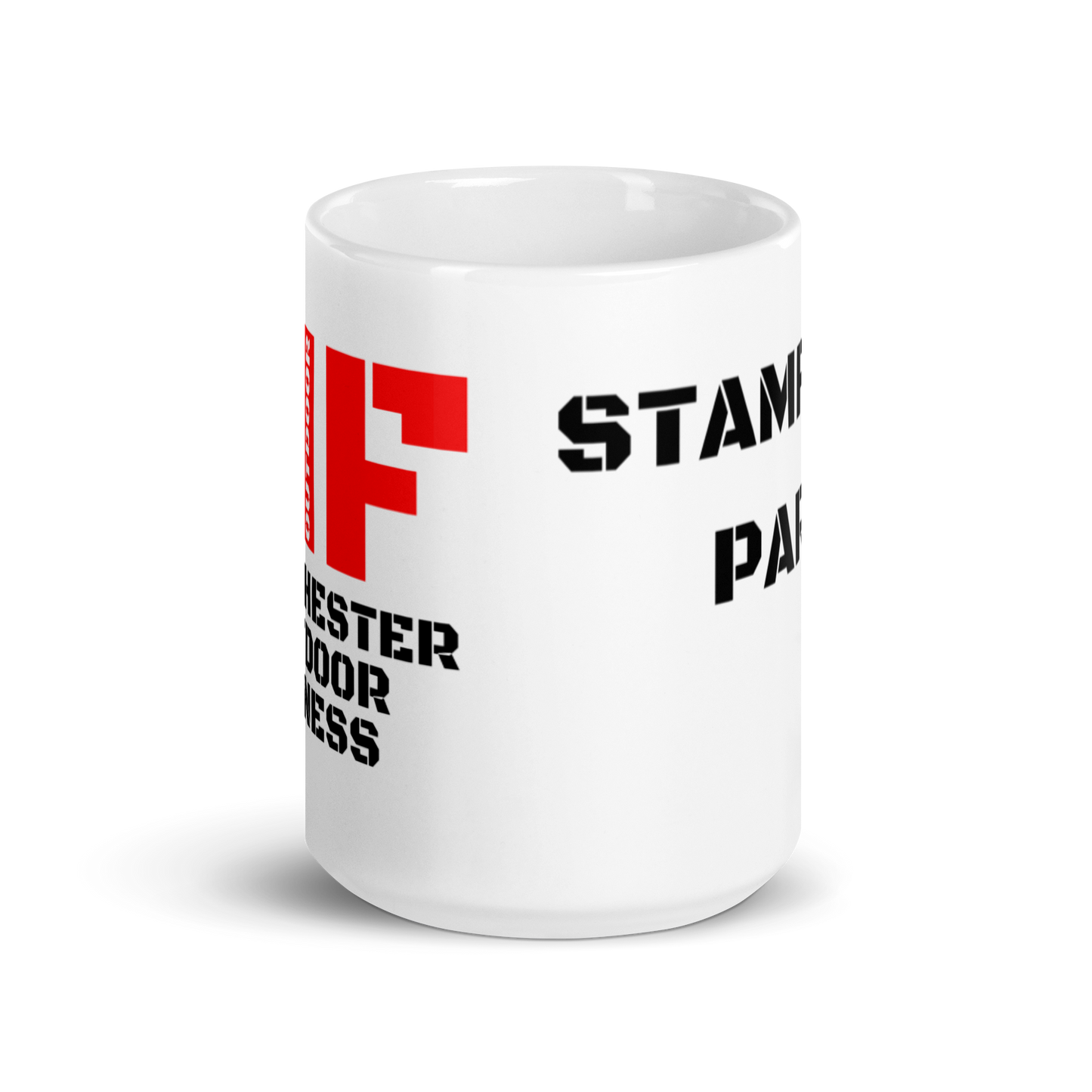 White glossy mug - Stamford Park