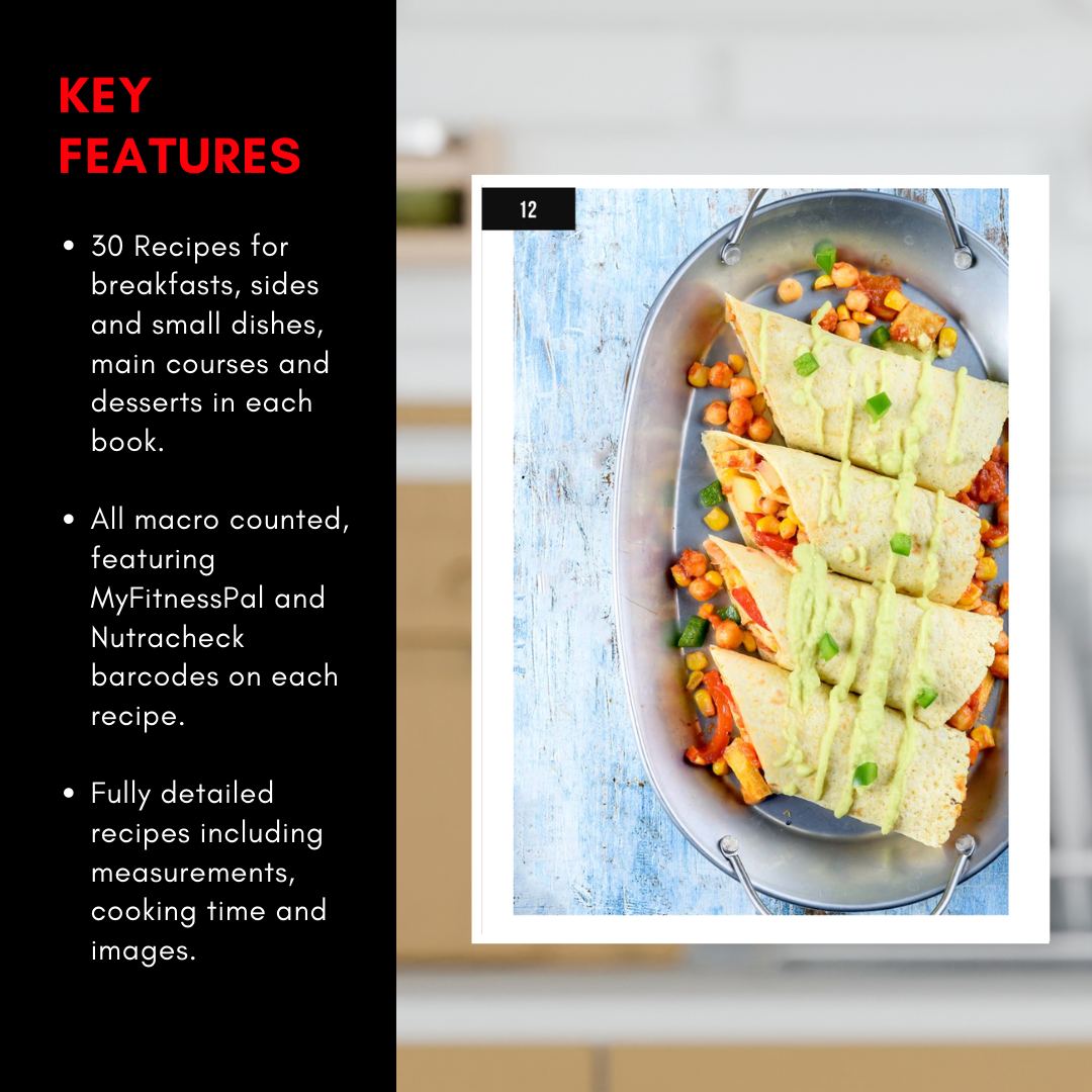 5 Vegan - Food for Fitness - Recipe Books