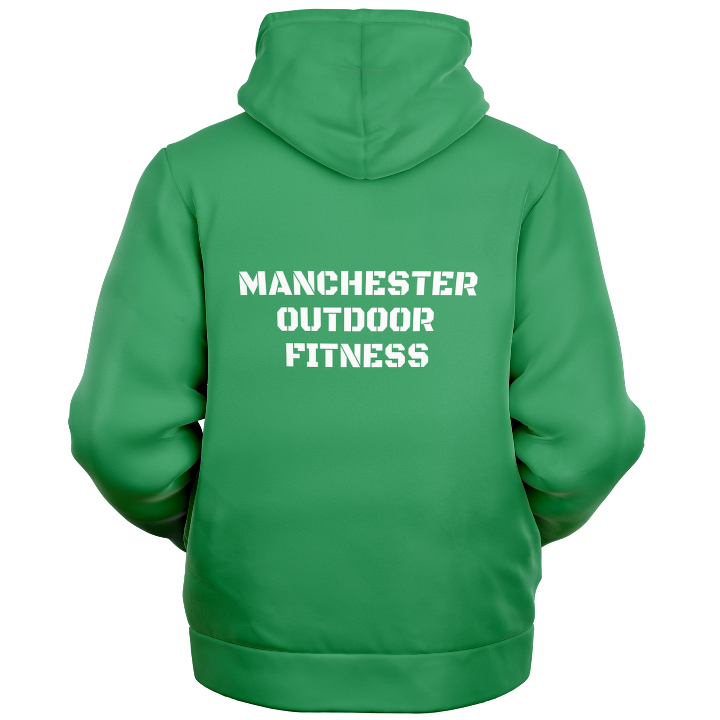 MF Green Microfleece Zip hoodie