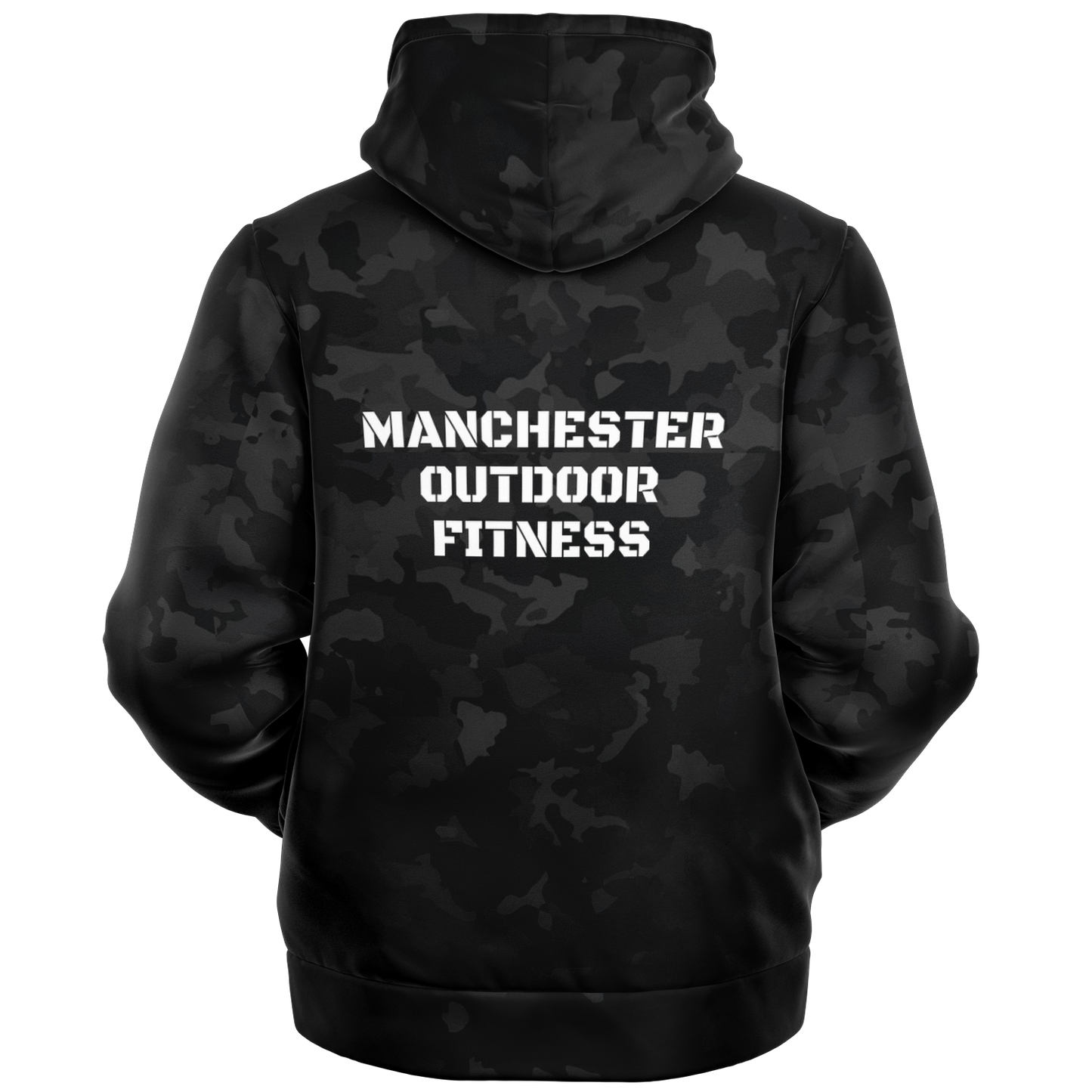 MF Black Camo Microfleece Zip hoodie