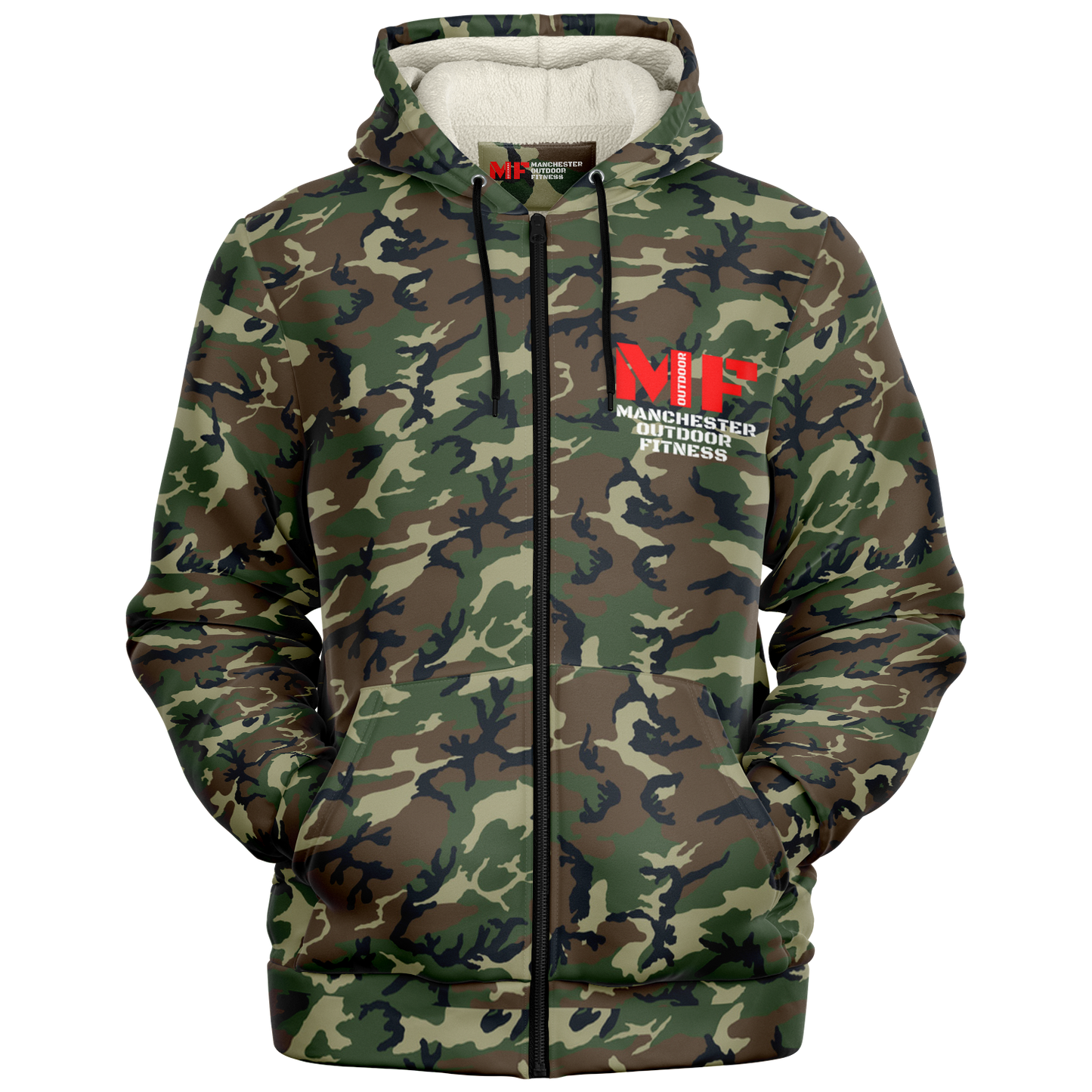 MF Camo Microfleece Zip hoodie
