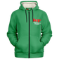 MF Green Microfleece Zip hoodie