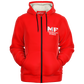 MF Red Microfleece Zip hoodie