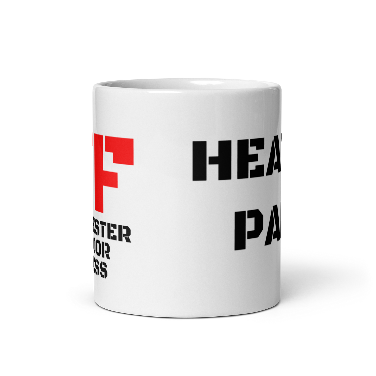 White glossy mug - Heaton Park