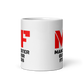 White glossy mug - Double MF