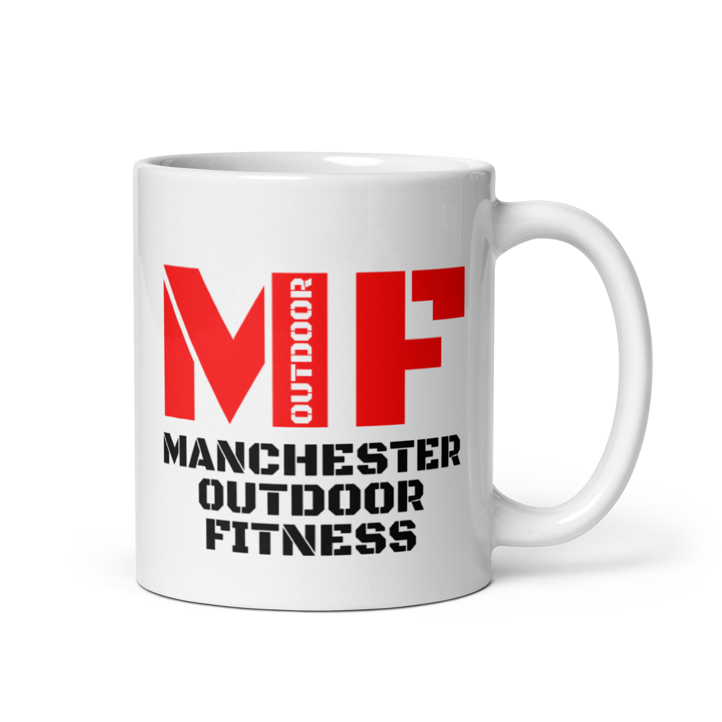 White glossy mug - Double MF