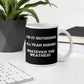 White glossy mug - I Do it Outdoors