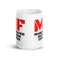 White glossy mug - Double MF