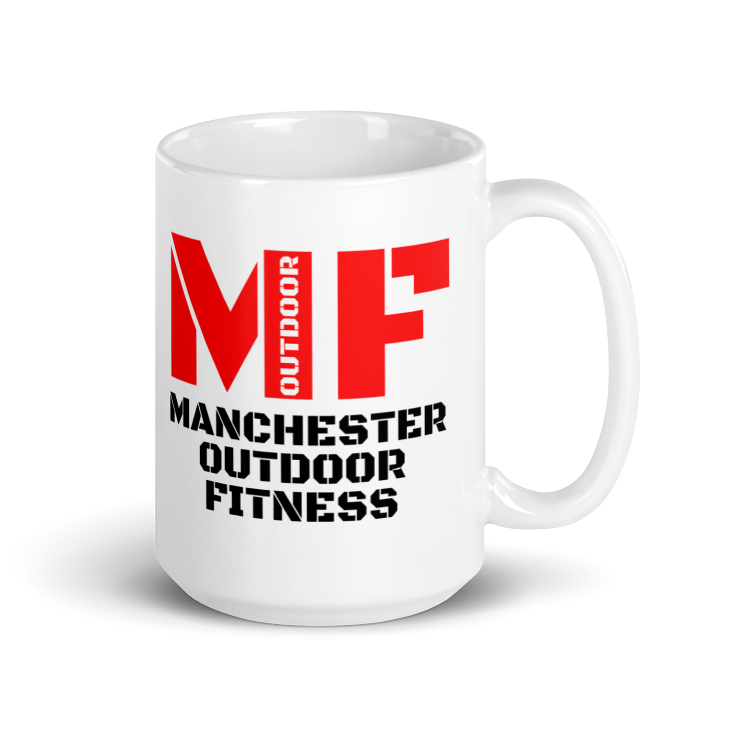 White glossy mug - Double MF