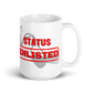 White glossy mug - Enlisted